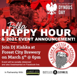 Dyngus Day Cleveland Polka Happy Hour flyer